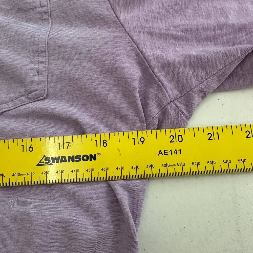 Johnny-o mens sz Medium polo shirt purple cotton preppy surf - Picture 6 of 7